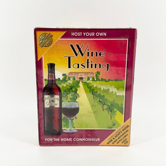 Host Your Own Wine Tasting Party Game - Perfect for Wine Lovers - New Sealed Box - Picture 1 of 6